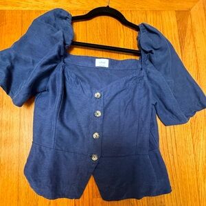 Aritzia Wilfred Sweetheart Blouse